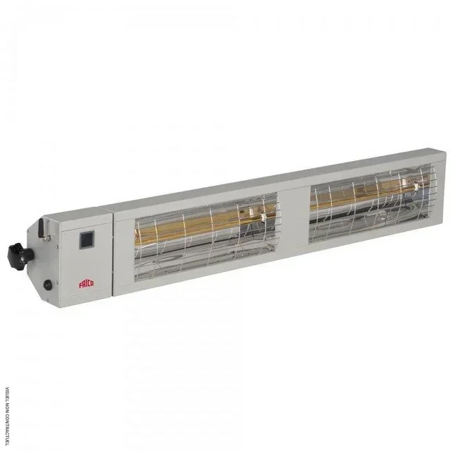 Verbundene Infrarotheizung FRICO IHS30B24 3000W grau IP24 Terrasse Außenheizung