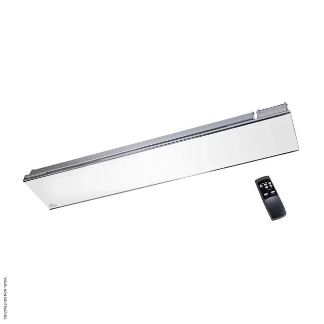 Stufa Infrarossi Esterno 3kW Vetro Bianco FRICO IHRGD30WS65