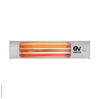 Radiateur infrarouge Vortice Thermologika 600-1800W mural IPX4 silencieux