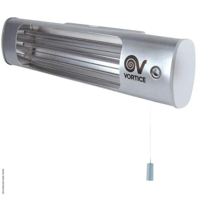 Radiateur infrarouge Vortice Thermologika 600-1800W mural IPX4 silencieux