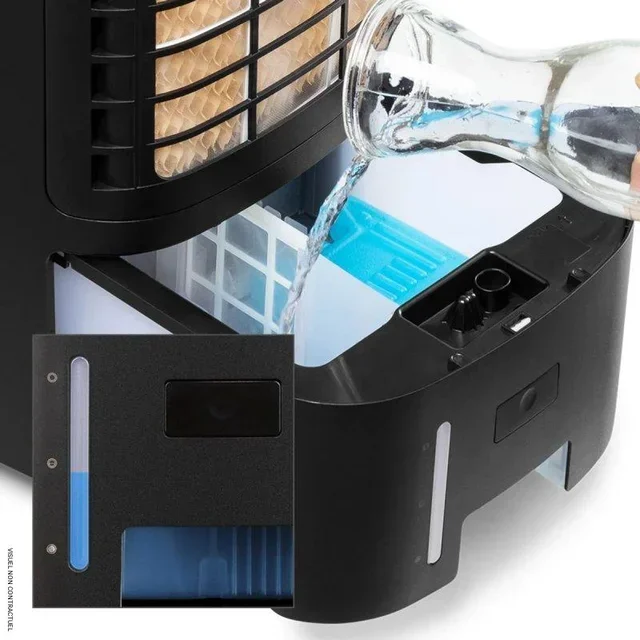 Rafraîchisseur d'air 3 en 1 PAE 22 TROTEC 24 m² noir design télécommande