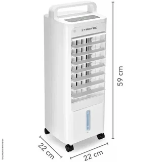 Rafraîchisseur d'air 3-en-1 TROTEC PAE 12 - Ventilateur humidificateur évaporatif 3L
