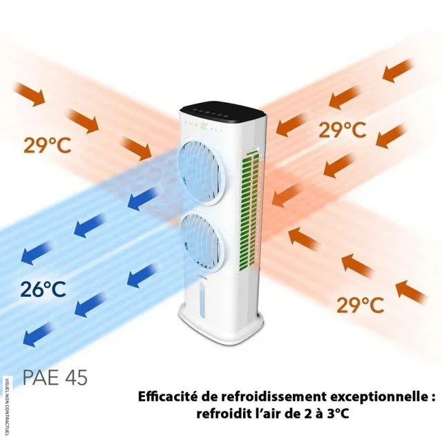Rafraîchisseur d'air Trotec PAE 45 4-en-1 10L - Refroidissement évaporatif