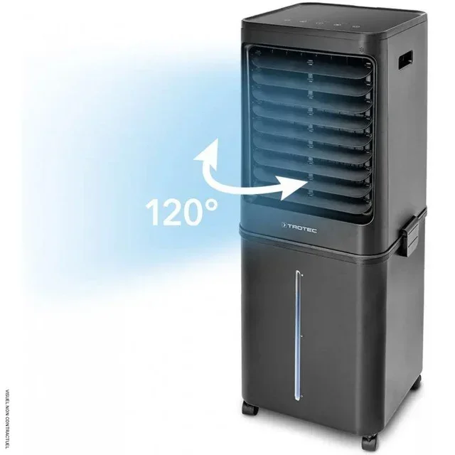 Rafraîchisseur d'air Trotec PAE 80 - 60L - 4 vitesses - Noir mat
