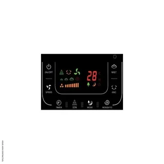 Rafraîchisseur brumisateur 3 en 1 Aqua Breeze Vortice avec ionisation et télécommande