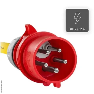 Cable Alargador CEE 32A 20m 6mm² 400V IP44 Trotec Profesional H07RN-F