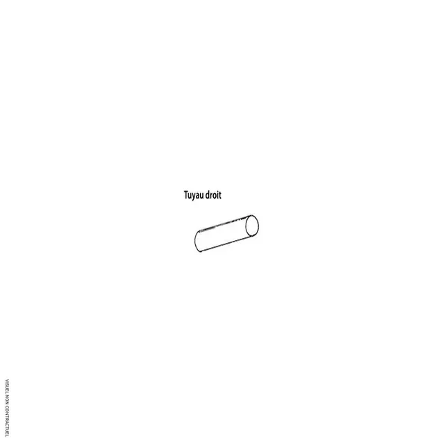 Rallonge étanche Ø100mm 1m SOVELOR-DANTHERM extérieur AGS AGV