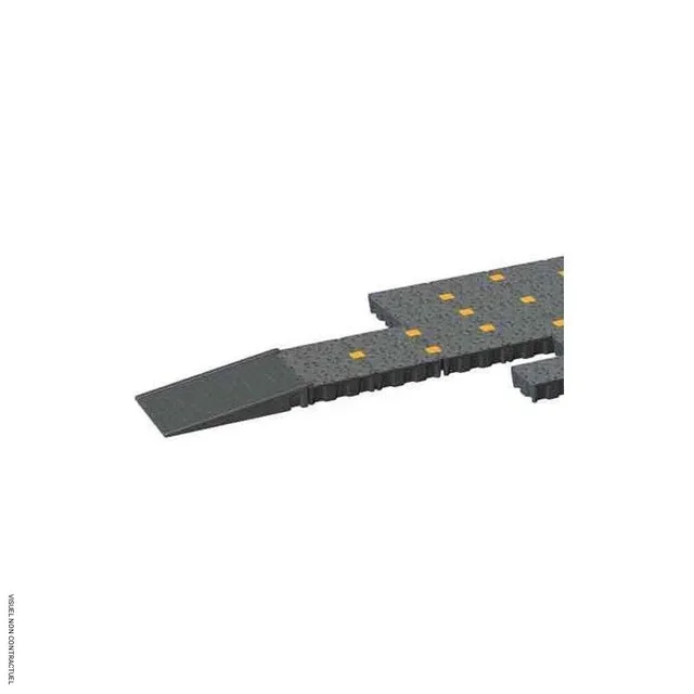 Rampa di accesso modulare per vasca da laboratorio in PE CEMO 300kg - Caricamento sicuro