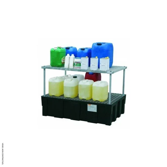 Rayonnage EURO-PE 224L CEMO - Stockage sécurisé huiles et produits chimiques