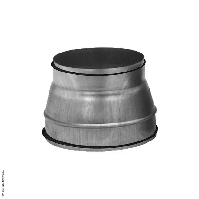 Réducteur ventilation Ø560/400 mm galvanisé avec joint S&P-UNELVENT