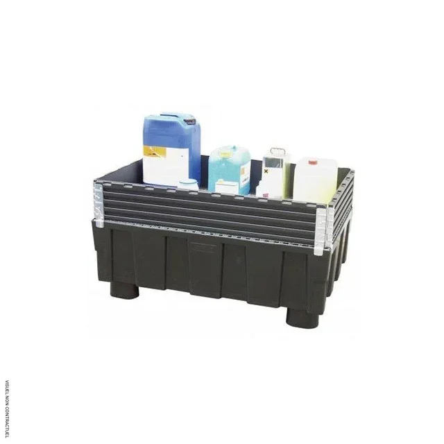 Réhausse palette EURO-PE CEMO pour stockage sécurisé