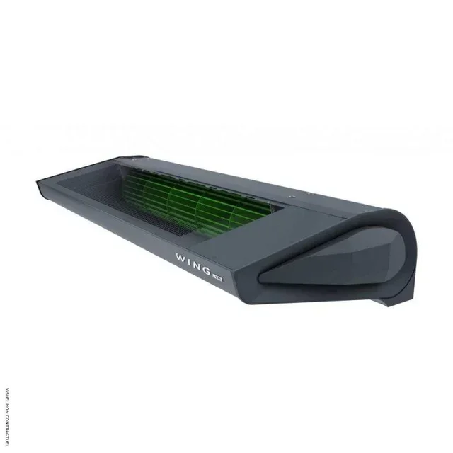 Barriera d'aria elettrica WING E100 EC Antracite VTS - Motore risparmio energetico 60%