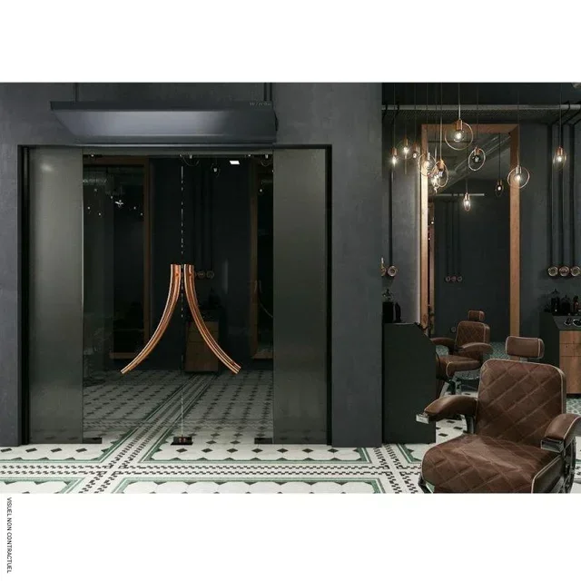 Rideau air chaud électrique triphasé WING E150 EC 9kW Anthracite VTS