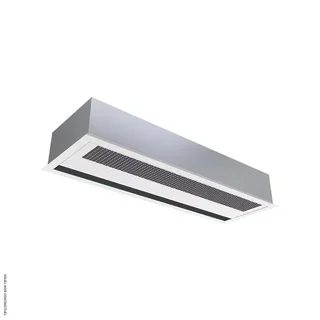 Rideau d'air chaud encastré Frico Arden 3200 ARF3215E12 3,2m triphasé faux-plafond