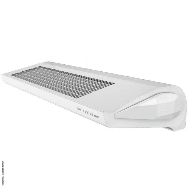 Rideau d'air électrique WING C100 EC blanc VTS - Moteur économique monophasé
