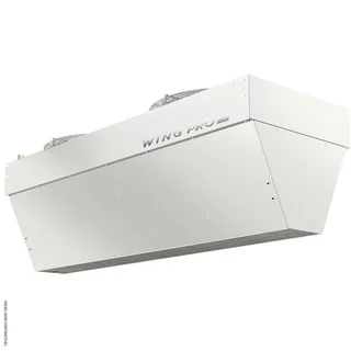 Cortina de aire industrial WING PRO W150 R1 calefacción agua caliente VTS - Calefactor para puertas comercial