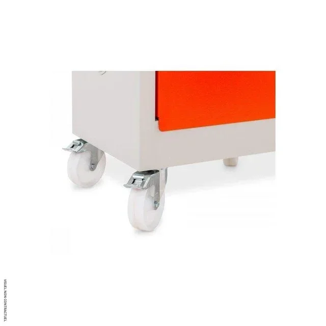 Fire-resistant battery cabinet wheels FMplus CEMO - Set of 4