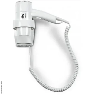 Asciugacapelli da Parete Phon SCP 1200 Vortice - 2 Livelli di Potenza, Design Moderno Bianco