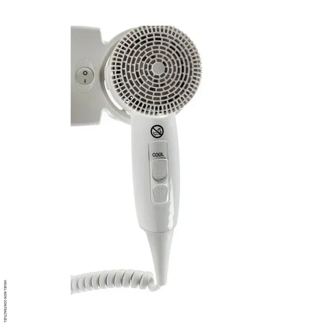 Asciugacapelli da Parete Phon SCP 1200 Vortice - 2 Livelli di Potenza, Design Moderno Bianco