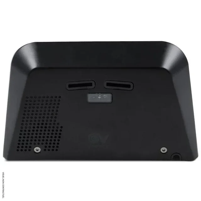 Sèche-mains automatique Eco Dry SMESN Noir Vortice Axelair acier inoxydable HEPA