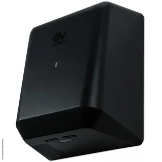 Sèche-mains automatique Eco Dry SMESN Noir Vortice Axelair acier inoxydable HEPA