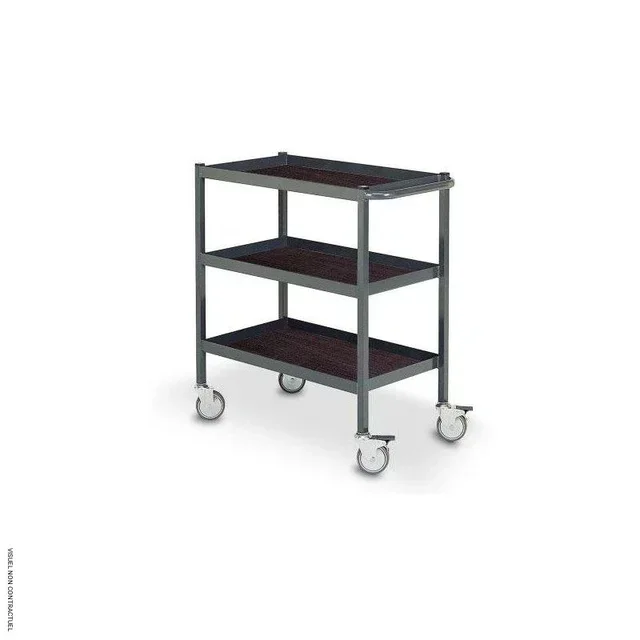 Servante atelier 3 plateaux caoutchouc MANUEST 150kg