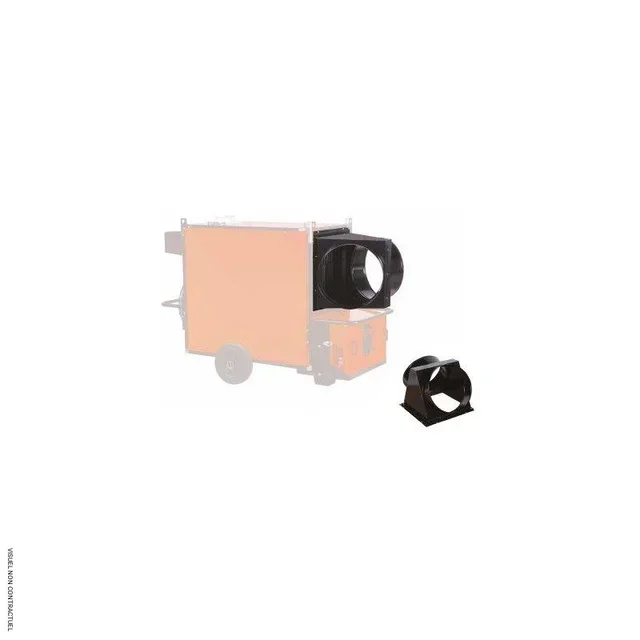 Tête de soufflage double sortie Ø600mm SPLUS ventilation industrielle