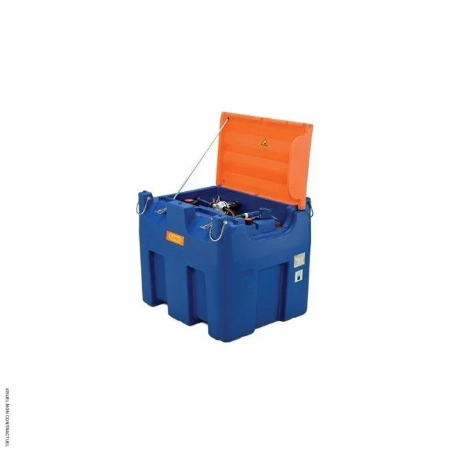 Station AdBlue 980L CEMO pompe 230V capot protection mobile