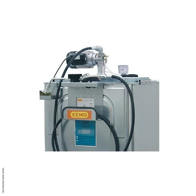 Station distribution huile LUB ECO 750L CEMO pompe électrique 230V