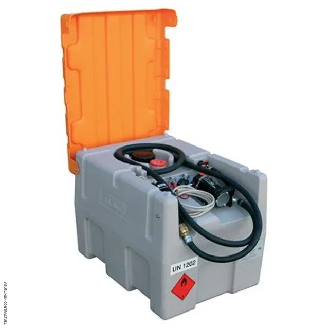 Station ravitaillement mobile 200L ADR pompe 12V capot CEMO