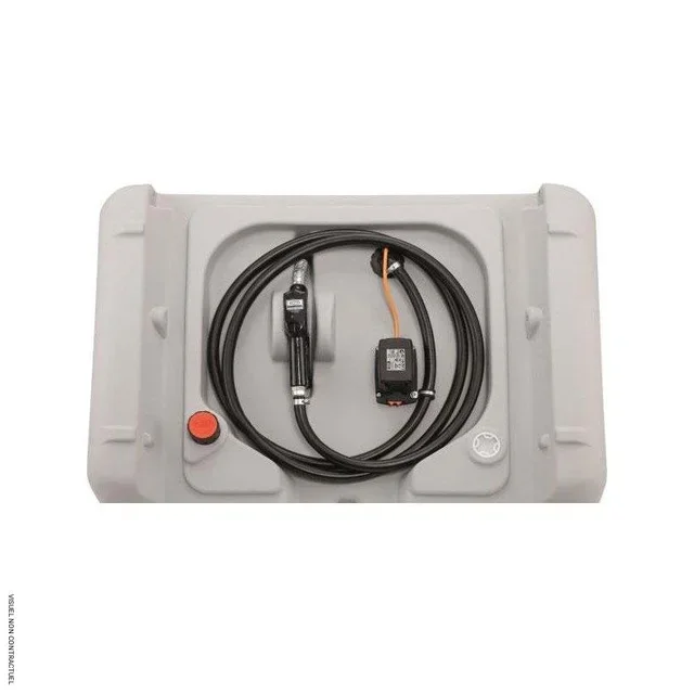 Station ravitaillement carburant 210L pick-up CEMO 30L/min 18V