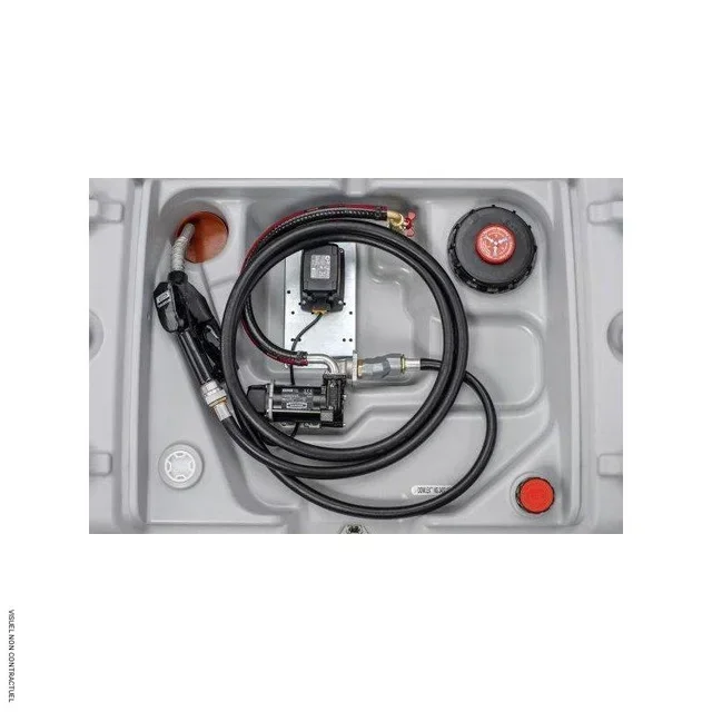 620L CEMO Easy Mobil ADR Kraftstoffstation mit Abdeckung und 18V Pumpe - Mobiler Dieseltank