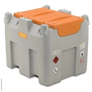 Stazione di rifornimento gasolio 980L ADR CEMO pompa 12V BiPump con coperchio