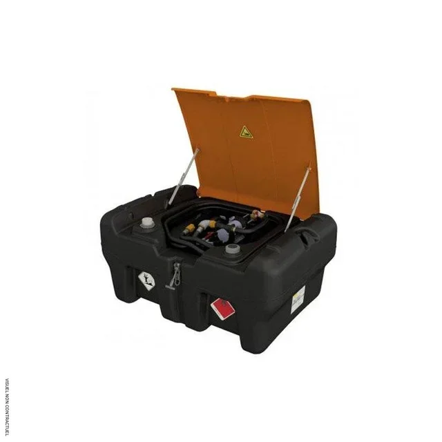 Posto de combustível móvel 330L CEMO ADR bomba 12V Cematex tampa