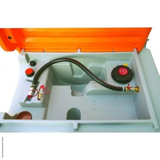 Station mobile gasoil 980L ADR CEMO Easy Mobil - Nourrice chantier