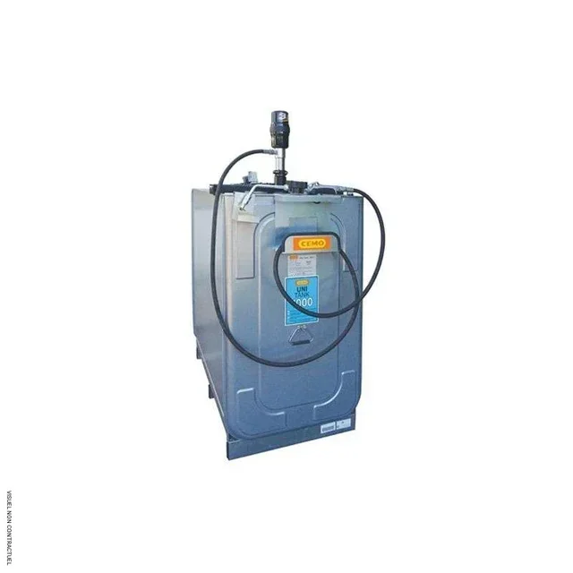 Station pneumatique CEMO LUB ECO 1000L pour huiles avec pompe ratio 3,5:1