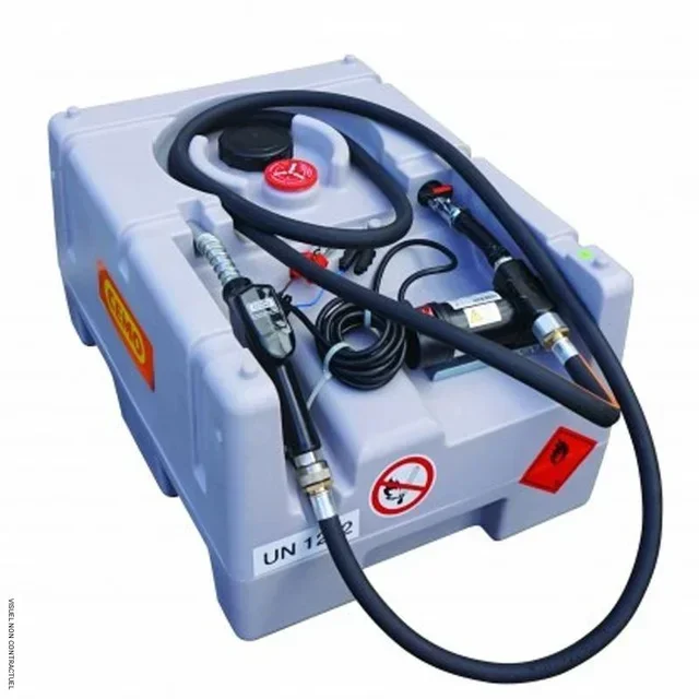 Estação de Abastecimento Combustível 125L Bomba 12V CEMO Easy Mobil com Tampa