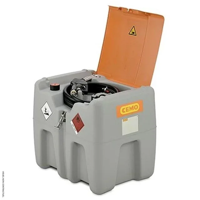 Station ravitaillement 210L Easy Mobil pompe 12V CEMO capot