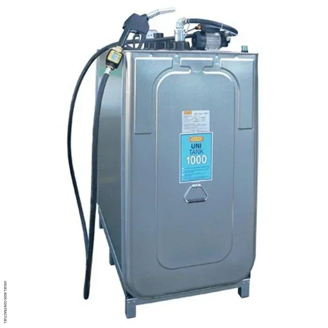 Station UNI PRO 1000L CEMO - Stockage gasoil huiles hydrauliques