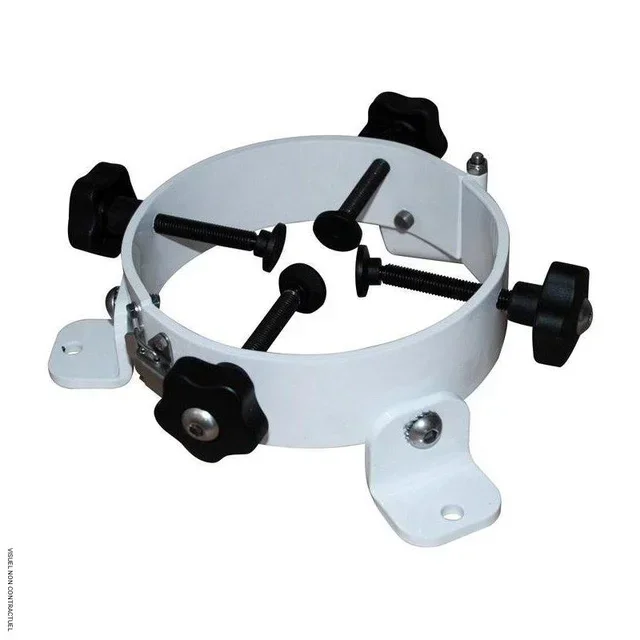 Support 3 lampes mât rond carré Star Progetti fixation infrarouge