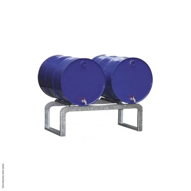 Support fût FBG2 CEMO - 2 fûts 60/220L acier galvanisé