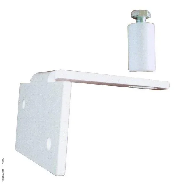 Support mural amovible Star Progetti 5x9x10 cm Blanc Carrara