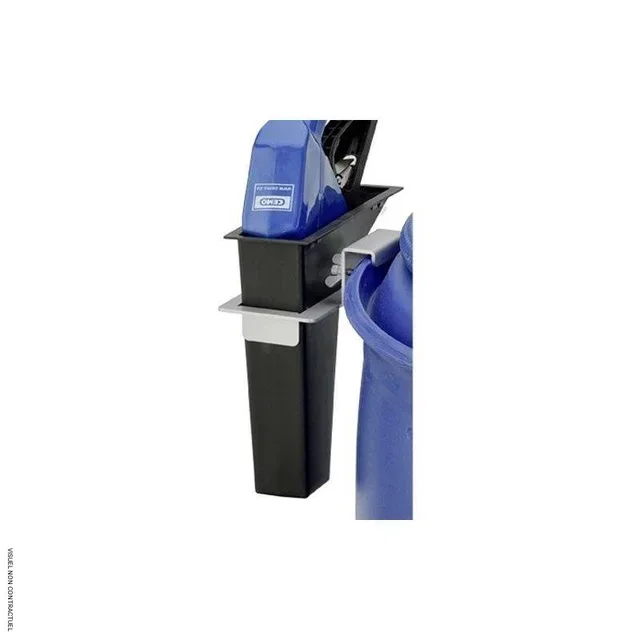 Support pistolet avec fourreau pour fût et cuve CEMO - fixation rive