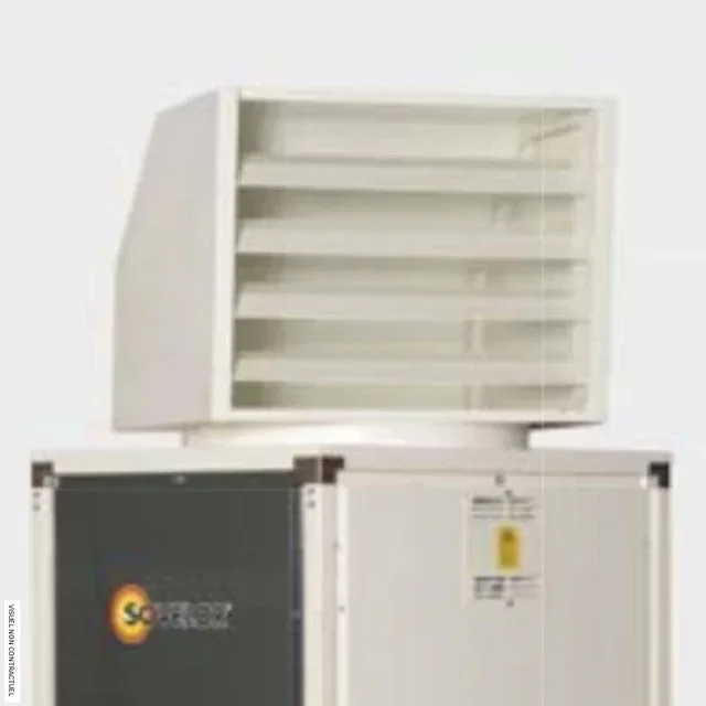 Tête de soufflage pivotante 360° SOVELOR-DANTHERM pour chauffage industriel