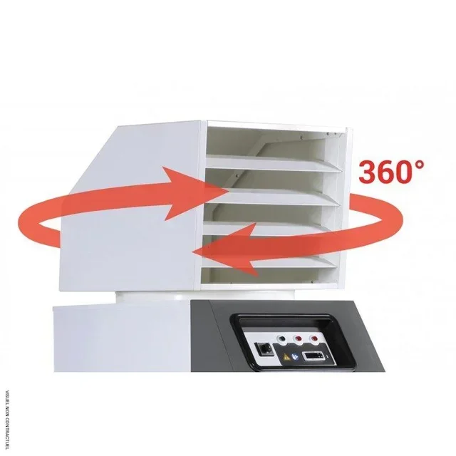 Tête de soufflage pivotante 360° C 30 F3 SPLUS chauffage fioul