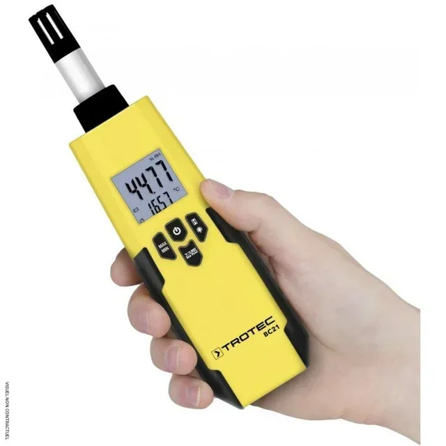 Termohigrómetro BC21 Trotec 4 en 1 - Medidor de humedad, temperatura y punto de rocío