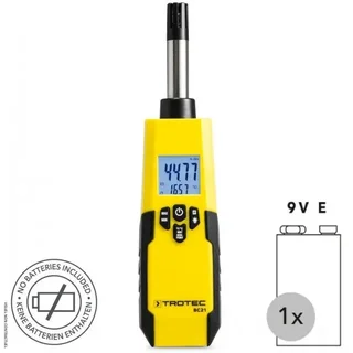 Termohigrómetro BC21 Trotec 4 en 1 - Medidor de humedad, temperatura y punto de rocío