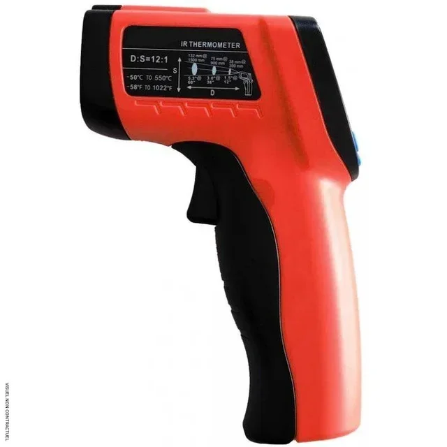 Vulcano Infrared Laser Thermometer for Pizza Stone - Measures 280-300°C