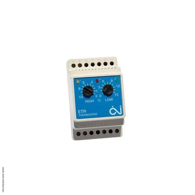 Thermostat Anti-Gel ETR-144 Heatcom pour protection gouttière hiver