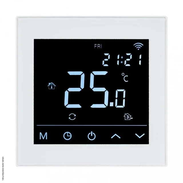 Thermostat Connecté HC 91 Blanc - Chauffage au Sol Wi-Fi